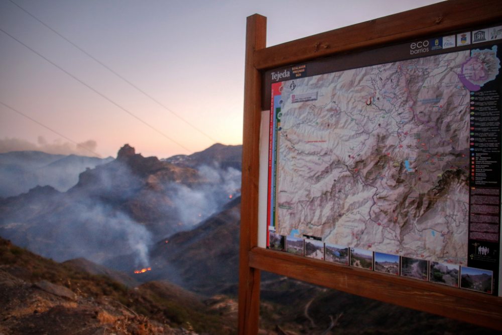 Waldbrand auf Gran Canaria (Bild: Desiree Martin/AFP)