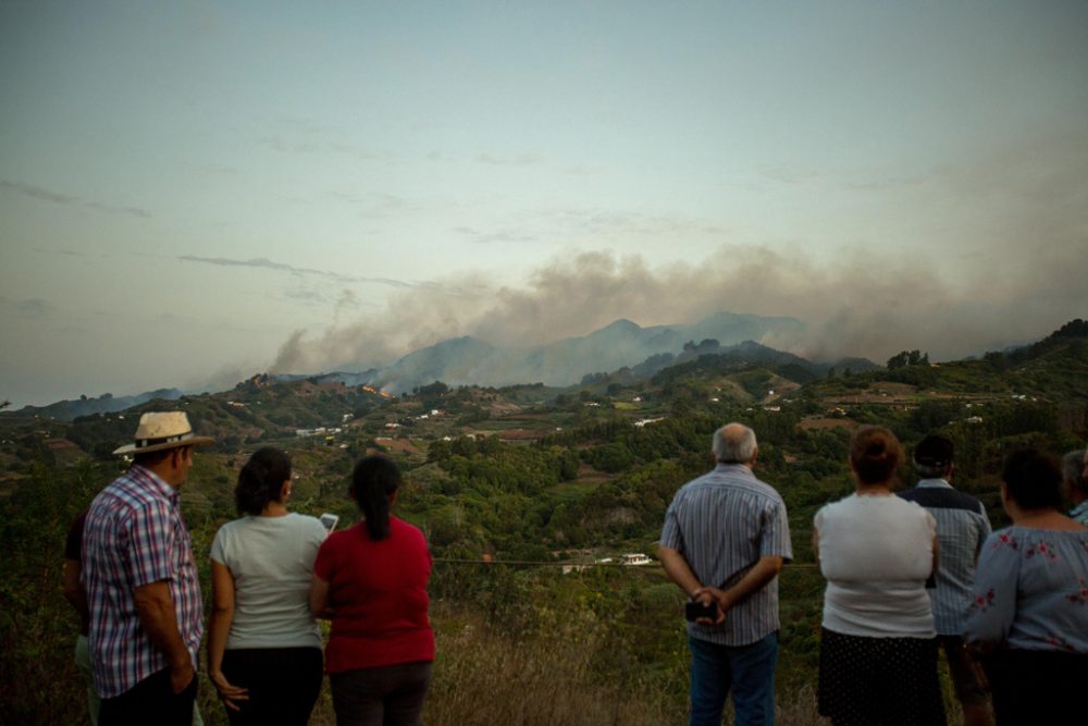 Waldbrand auf Gran Canaria (Bild: Desiree Martin/AFP)