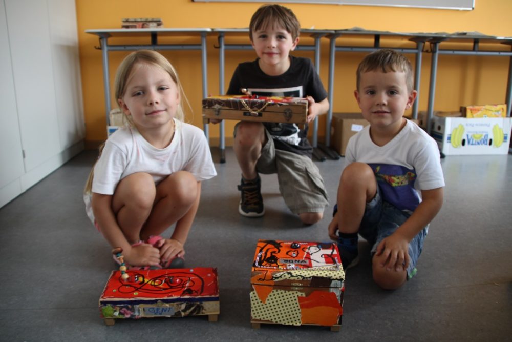 Sommerwerkstatt in Eupen (Bild BRF/ Chantal Scheuren)