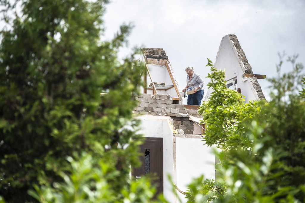 Tornado hinterlässt schwere Verwüstungen in Luxemburg (Bild aus Petingen, 10. August, Anthony Dehez/Belga)