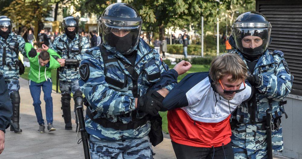 Festnahmen nach Demonstration in Moskau