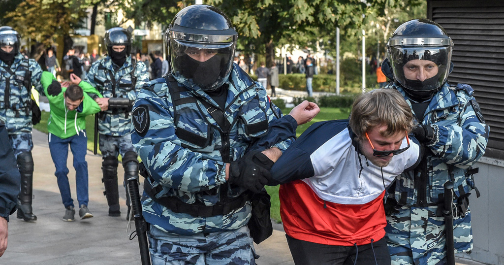 Festnahmen nach Demonstration in Moskau