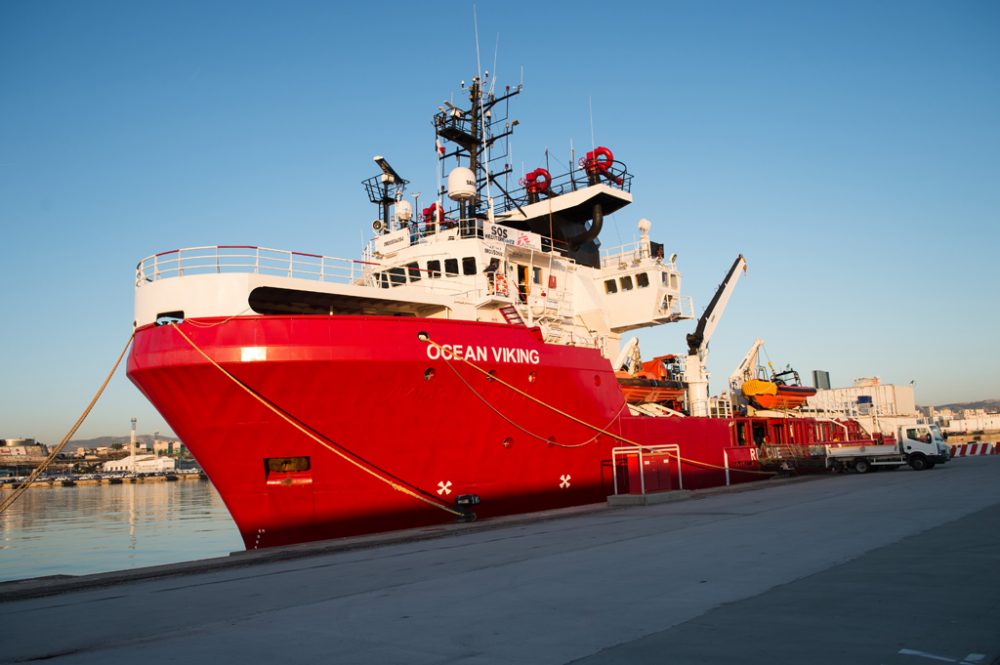 Ocean Viking (Bild: Clement Mahoudeau/AFP)