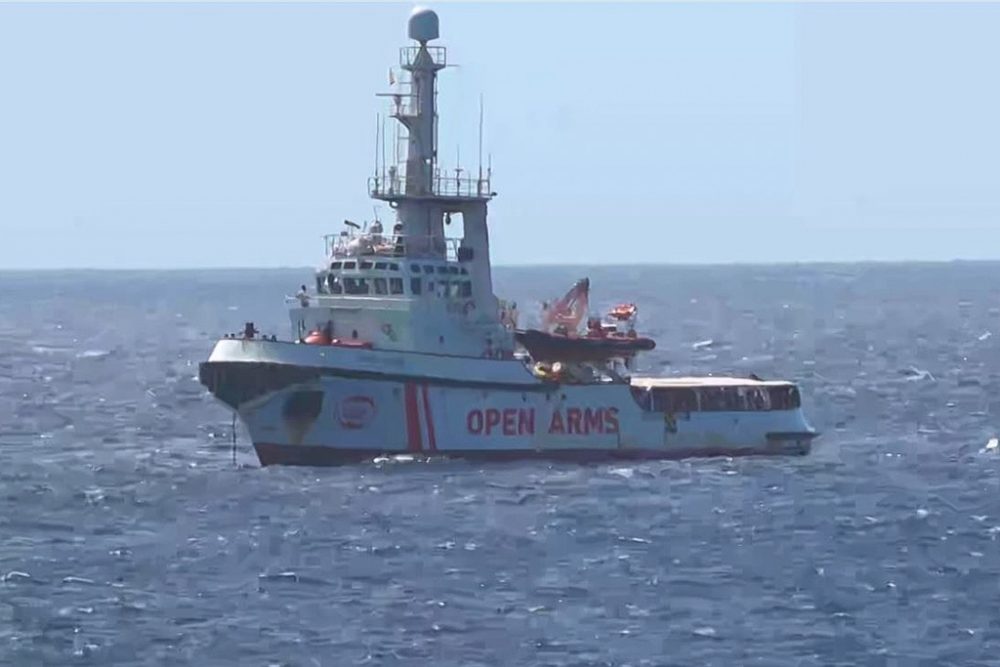 Rettungsschiff "Open Arms" (Bild: Local Team/AFP)