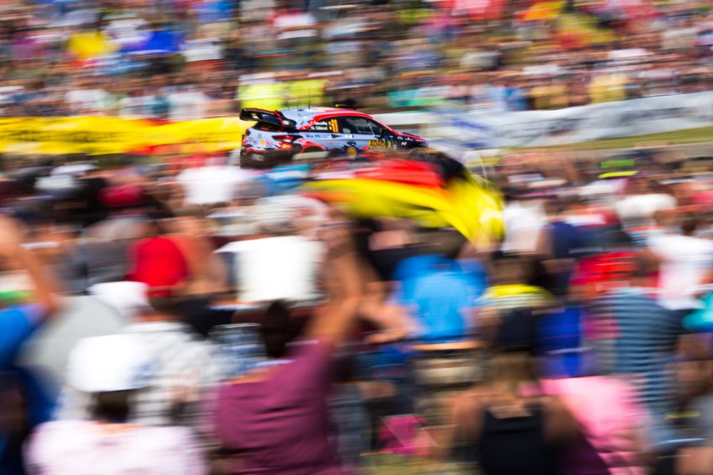 Thierry Neuville/Nicolas Gilsoul im Hyundai i20 WRC bei der Rallye Deutschland (Bild: Helena El Mokni/Hyundai Motorsport)