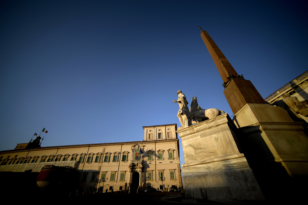 Der Quirinalspalast in Rom, Sitz des italienischen Staatspräsidenten (Bild: Filippo Monteforte/AFP)