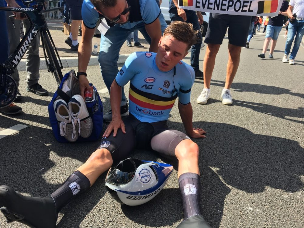 Remco Evenepoel bei Rad-EM in Alkmaar (Bild: Belga/Ann Braeckman)