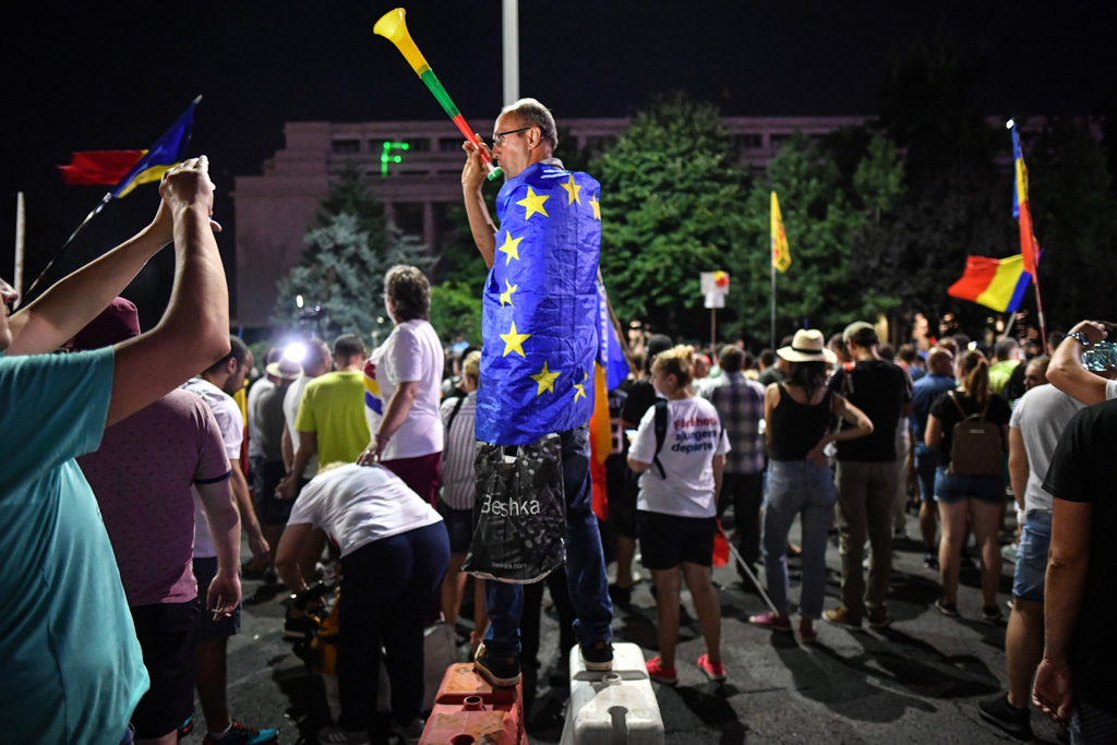 Proteste gegen die Regierung in Rumänien