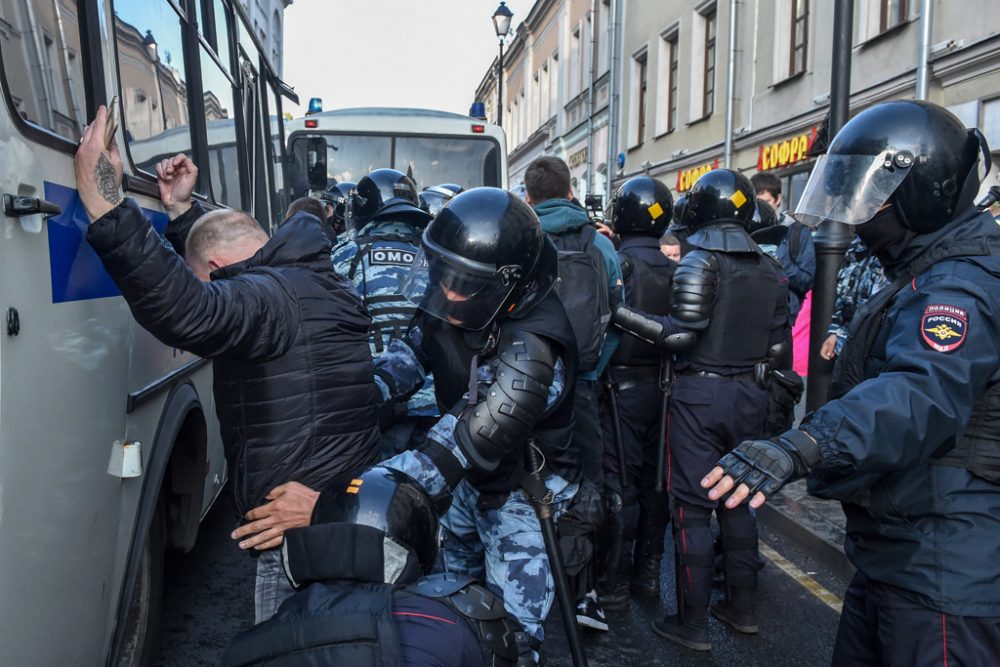 Moskau, 10. August (Bild: Vasily Maximov/AFP)