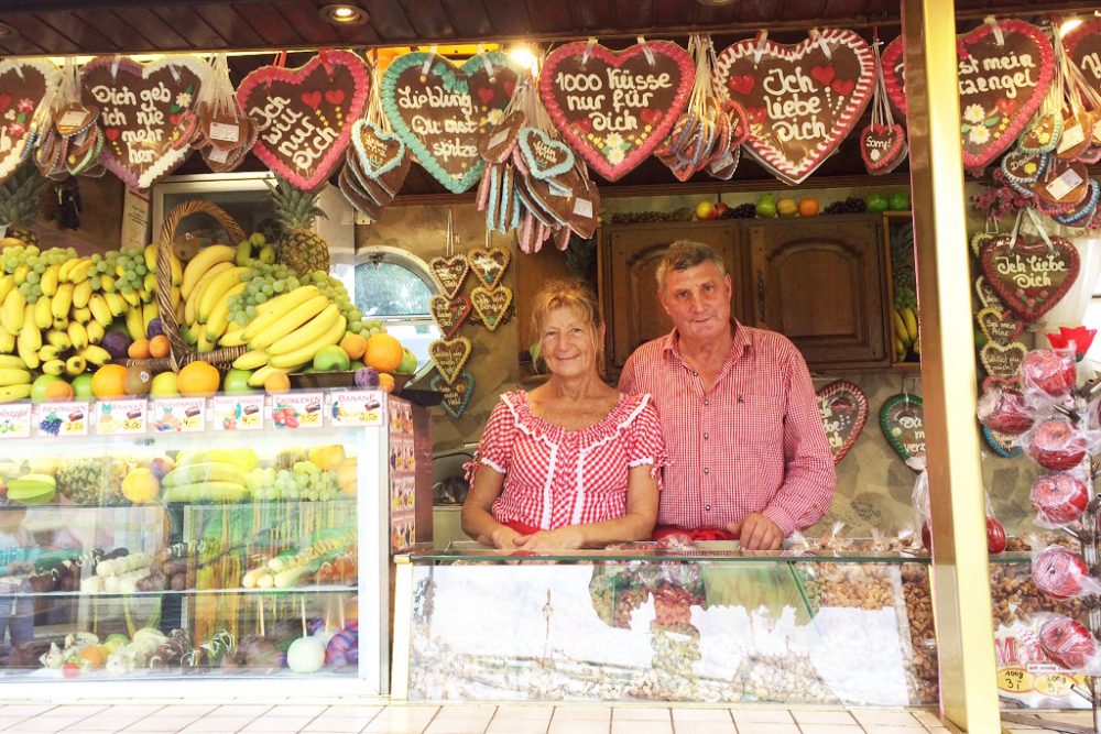 Marion und Huber Gehlen in ihrer „Mandelstube“ (Bild: Olga Duckwitz/BRF)