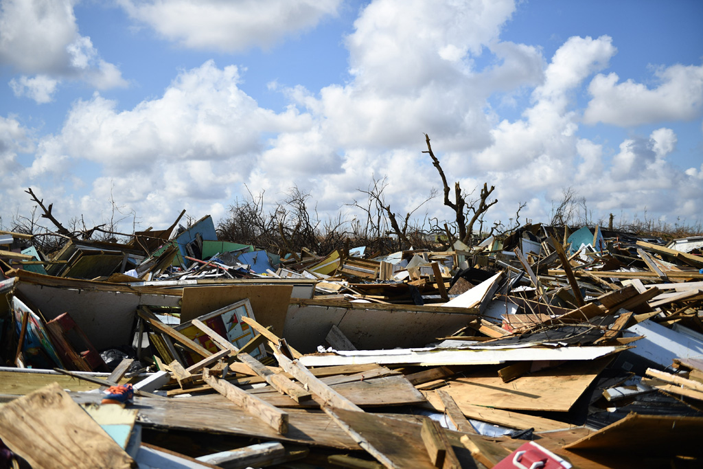 Dorian hinterließ schwere Zerstörungen auf den Bahamas (Bild: Brendan Smialowski/AFP)