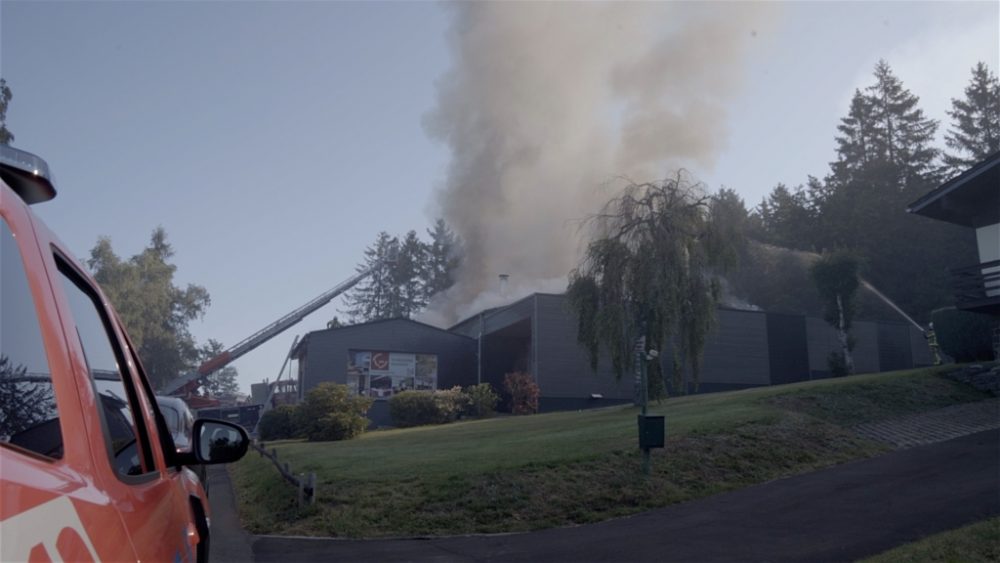 Brand in der Schreinerei Gangolf