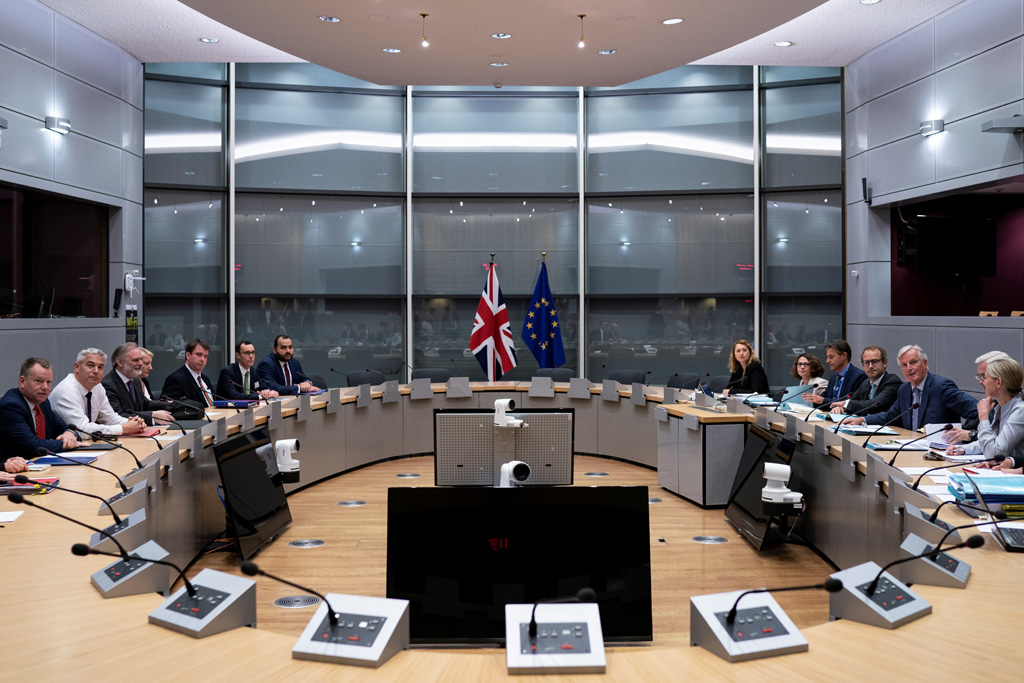 Brexit-Gespräch am 20. September in Brüssel (Bild: Kenzo Tribouillard/Pool/AFP)