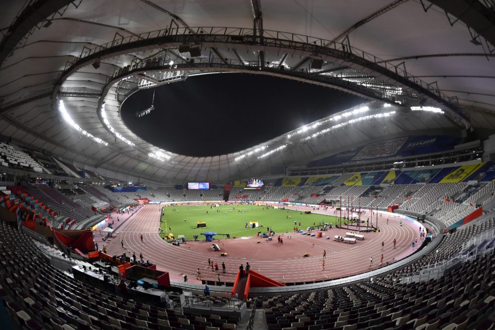 Stadion der Leichtathletik-WM in Doha/Katar