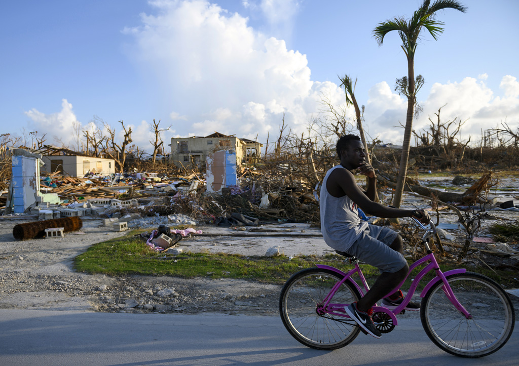 Hurrikan "Dorian" hat ein Bild der Verwüstung hinterlassen (Bild: Andrew Caballero Reynolds/AFP)