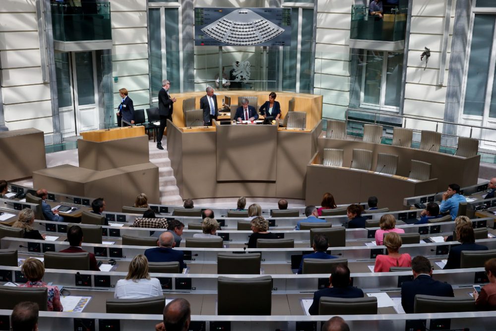 Das flämische Parlament in Brüssel (Bild: Nicolas Maeterlinck/Belga)