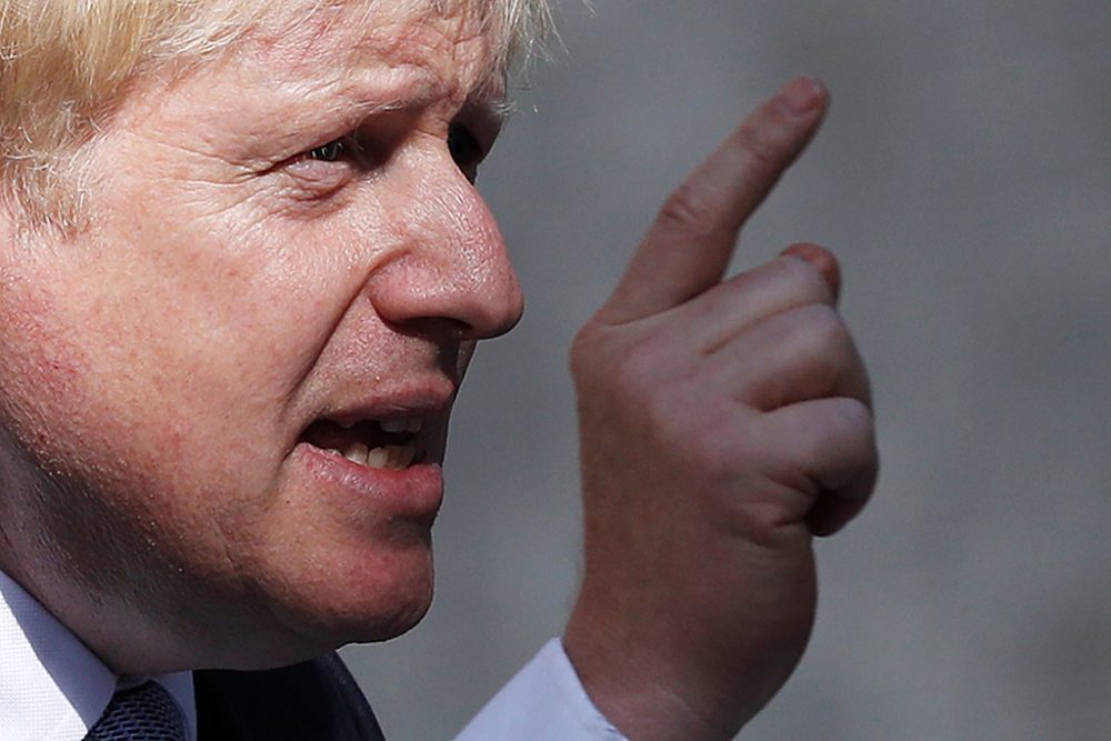 Der britische Premierminister Boris Johnson