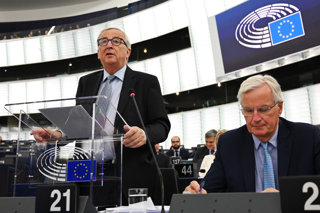 Jean-Claude Juncker und Michel Barnier