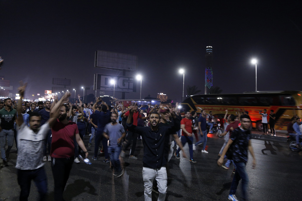 Regierungskritiker demonstrieren am 20.9.2019 in Kairo (Bild: STR/AFP)