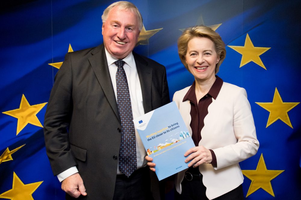 Ursula von der Leyen mit Karl-Heinz Lambertz (Bild: AdR)