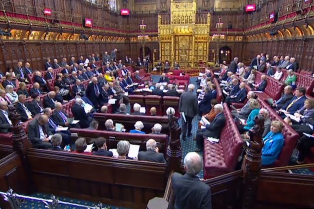 House of Lords im britischen Parlament (Bild: PRU/AFP)à
