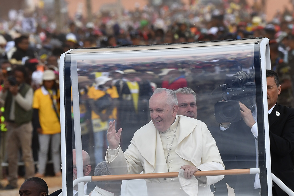 Papst Franziskus in Madagaskar (Bild: Taziana Fabi/AFP)
