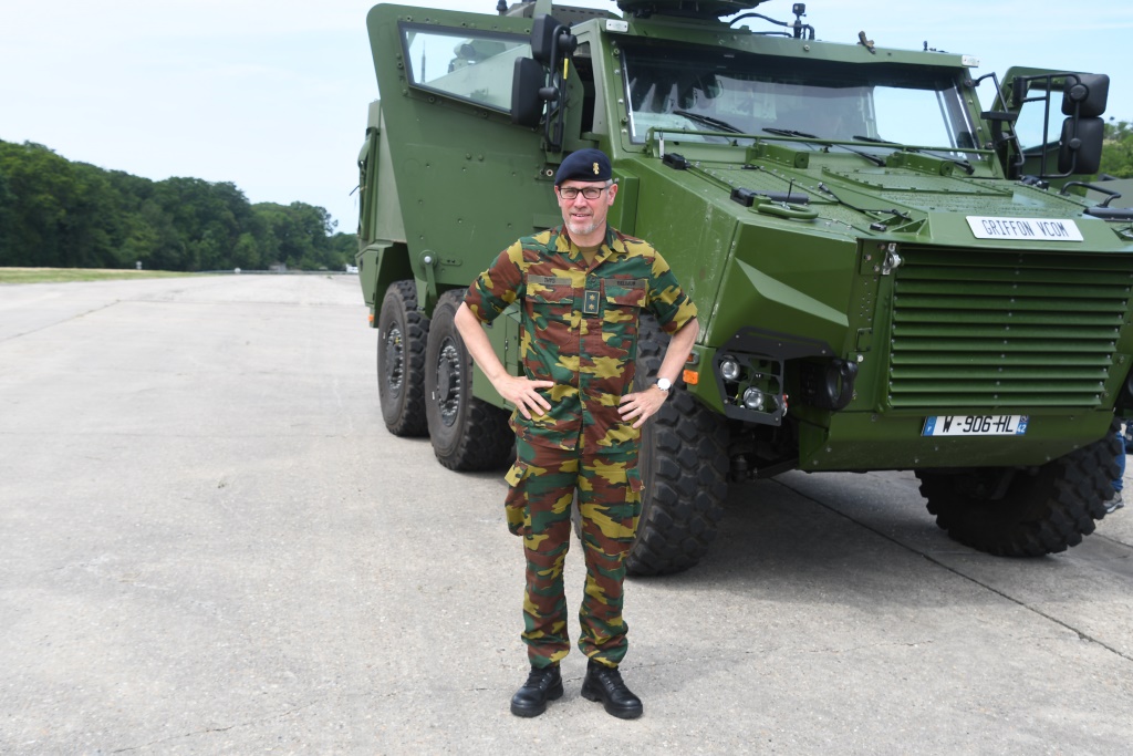 Kommandant der Landstreikräfte, General-Major Marc Thys (Bild: Gerard Gaudin/ Belga)