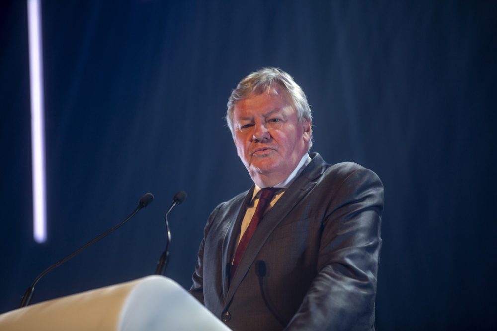 Jean-Claude Marcourt beim Fest der Wallonie (Bild: Hatim Kaghat/Belga)