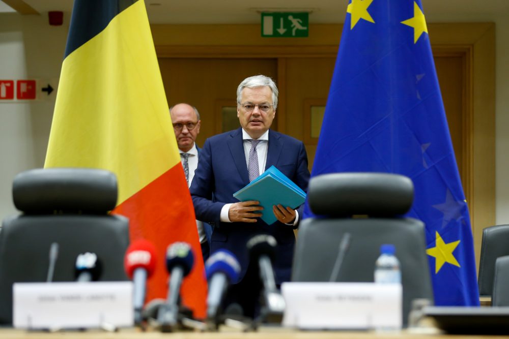 Didier Reynders am 9. September in Brüssel (Bild: Nicolas Maeterlinck/Belga)