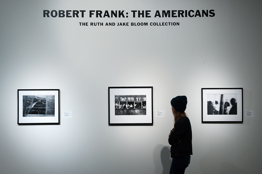 Robert-Frank-Fotografien bei Sotheby's in New York (Archivbild: Bryan Thomas/Getty Images North America/AFP)