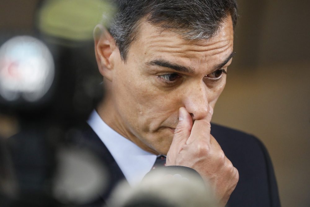 Spaniens geschäftsführender Ministerpräsident Pedro Sánchez (Bild: Thierry Roge/Belga)