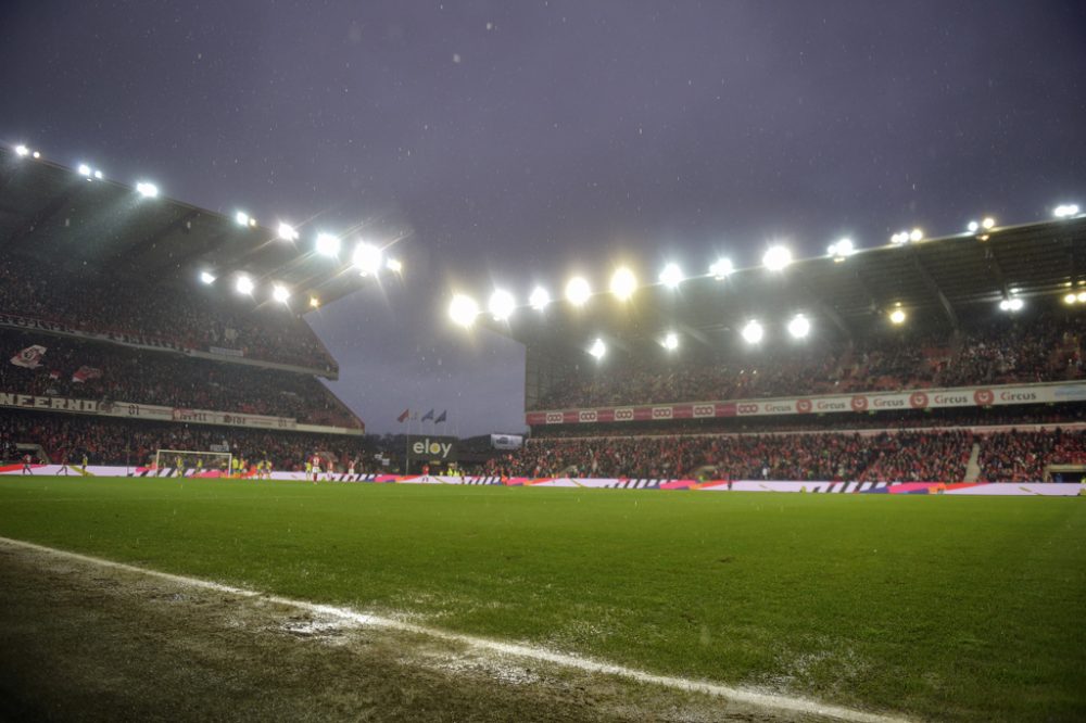 Das Stadion von Standard Lüttich in Sclessin (Archivbild: Yorick Jansens/Belga)