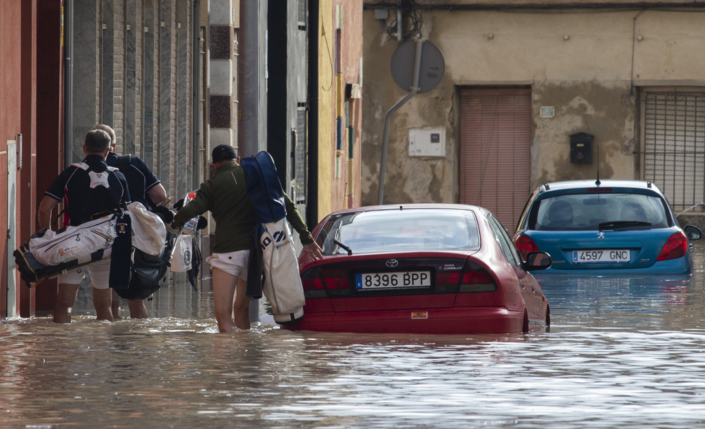 Überschwemmungen in Almoradi (Bild: José Jordan/AFP)