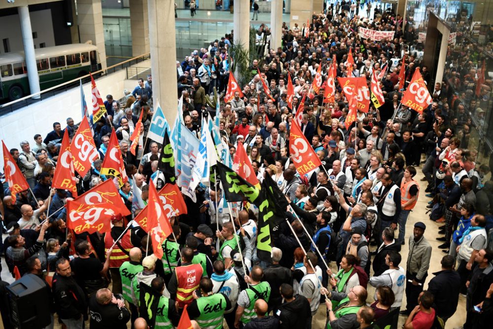 Streik in Paris (Bild: Stephane De Sakutin/AFP)