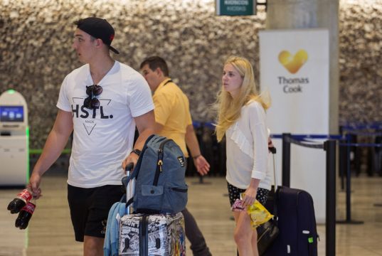 Passagiere von Thomas Cook in der Dominikanischen Republik (Bild: Erika Santelices/AFP)