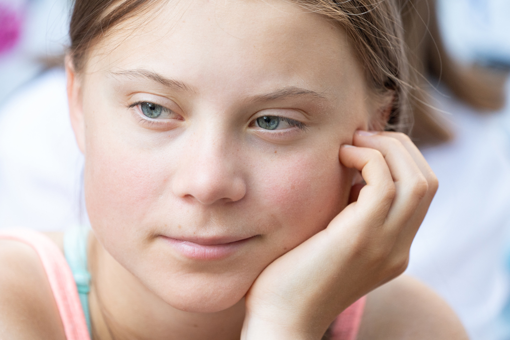 Greta Thunberg (Bild: Bryan S. Smith/AFP)