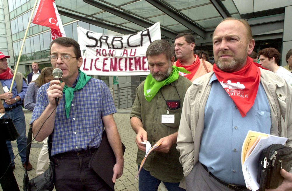 Tony Demonte (l.) am 25.8.02003 in Brüssel (Bild: Herwig Vergult/Belga)