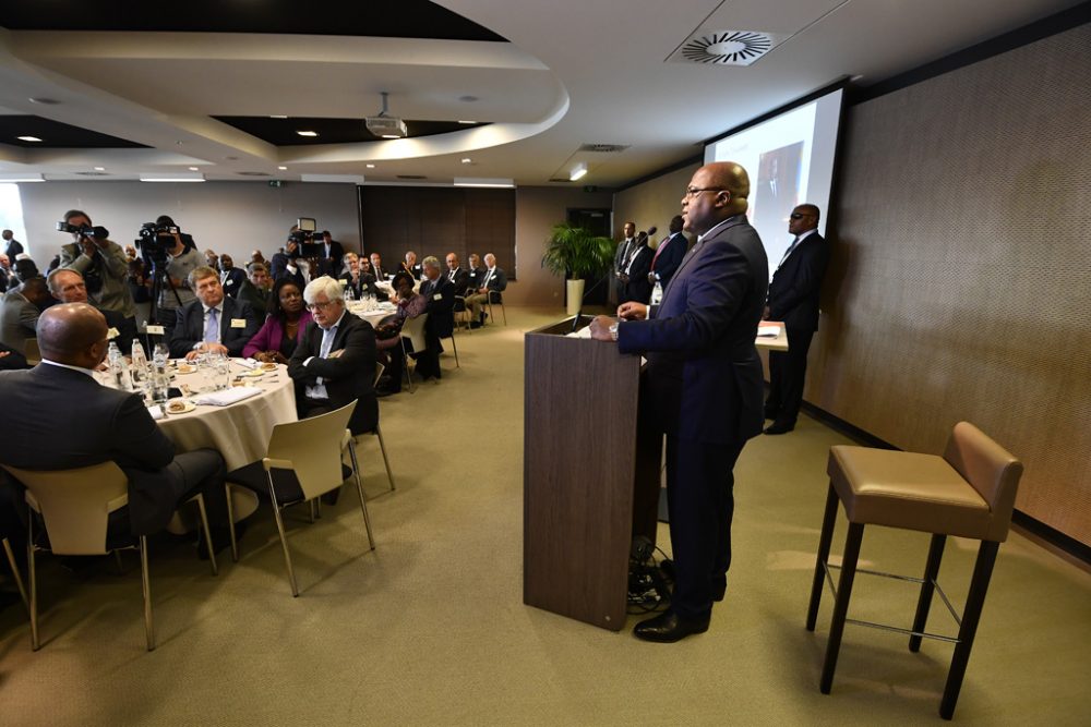 Der kongolesische Präsident Félix Tshisekedi in Neu-Löwen (Bild: Eric Lalmand/Belga)