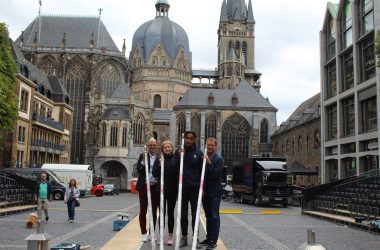 Andreas Schneider, Laura Giese, Bo Kanda Lita Baehre und Michael Leers (Bild: Olga Duckwitz/BRF)