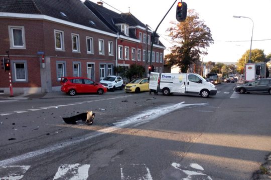 Unfall auf der Aachener Strasse in Kettenis (Bild: privat)