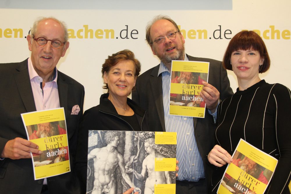 Stellten die neuen Ausstellungen 2020 vor: (v.l.n.r.) Peter van den Brink, Susanne Schwier, Prof. Dr. Frank Pohle, Myriam Kroll (Bild: Max Kirchens/BRF)