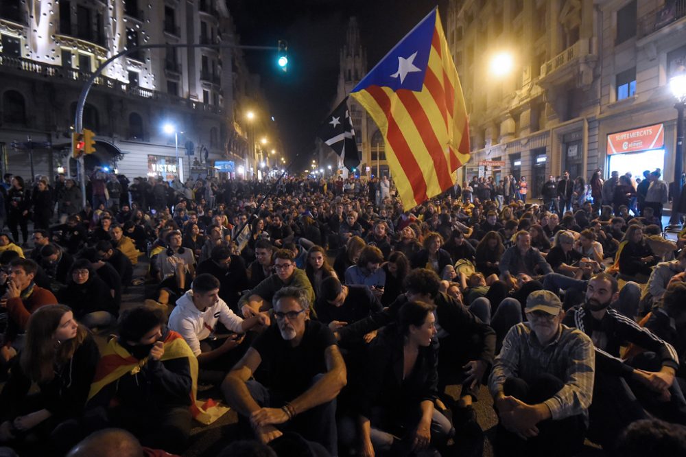 Siebte Protestnacht In Folge In Barcelona - BRF Nachrichten