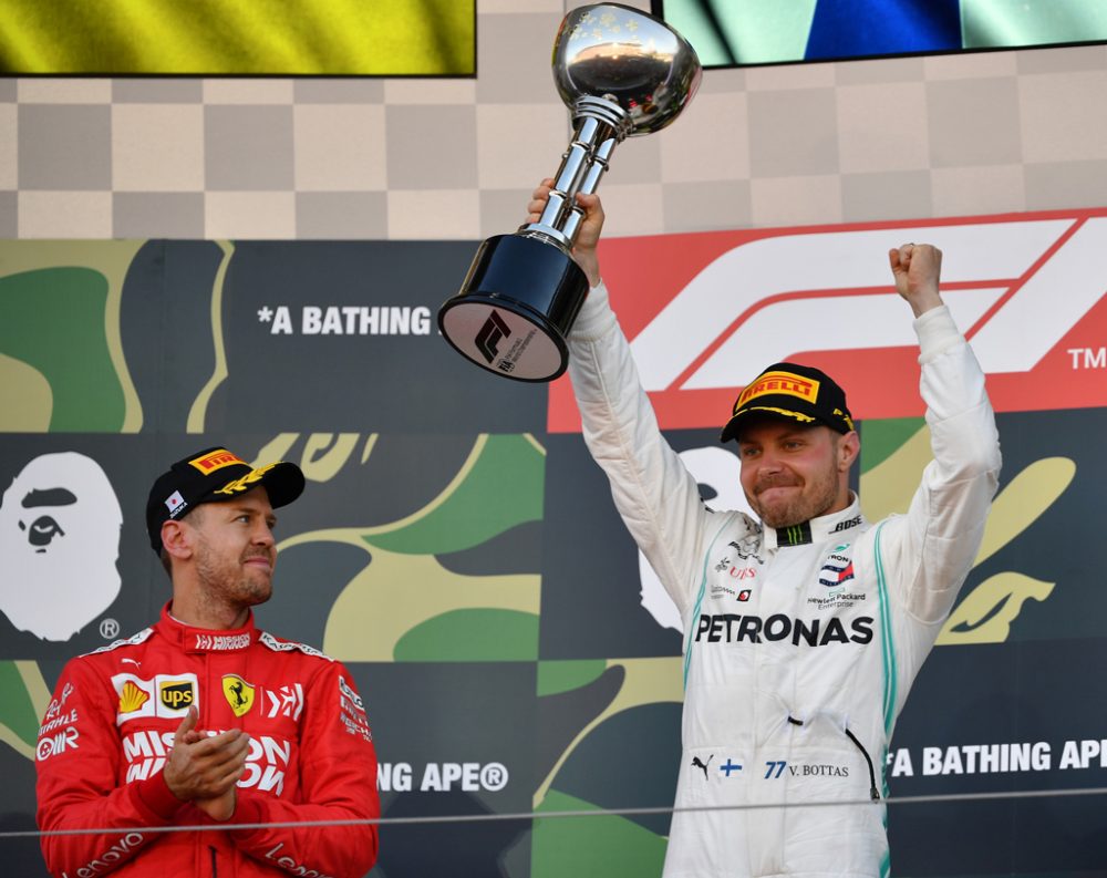 Valtteri Bottas gewinnt in Japan (Bild: Toshifumi Kitamura/AFP)