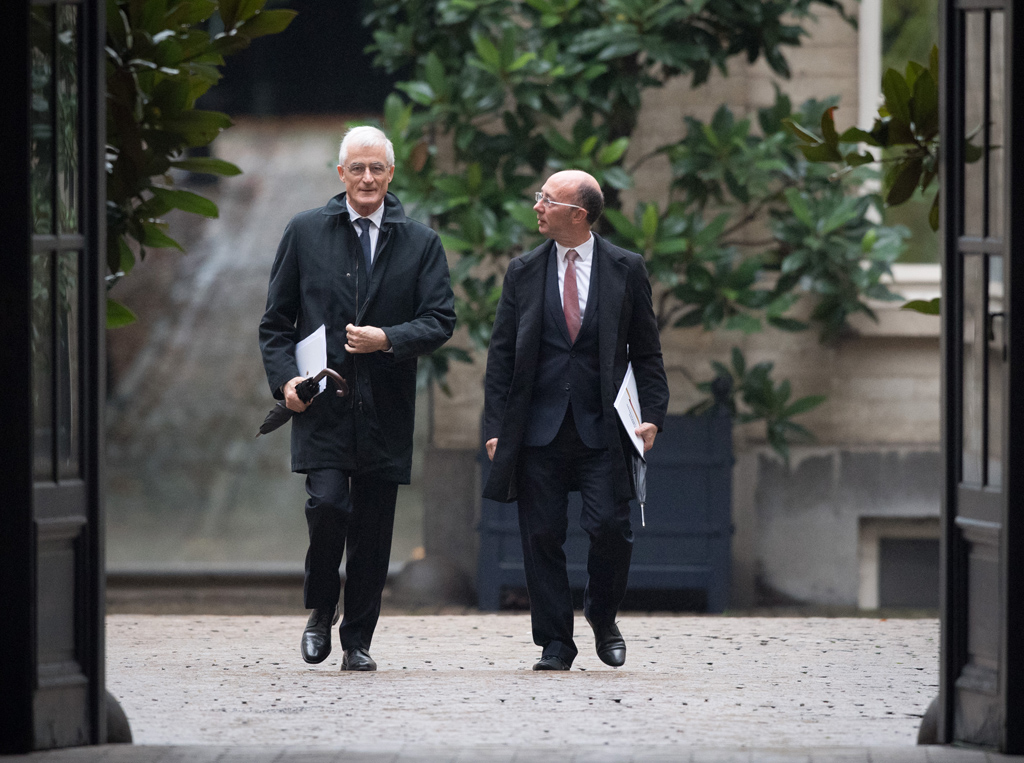 Die "Vor-Regierungsbildner" Geert Bourgeois (N-VA) und Rudy Demotte (PS) (Bild: Benoit Doppagne/Belga)