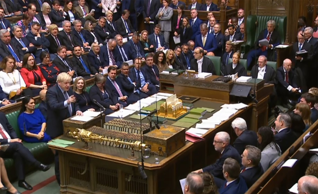 Brexit-Debatte im House of Commons in London (Bild: AFP/PRU)