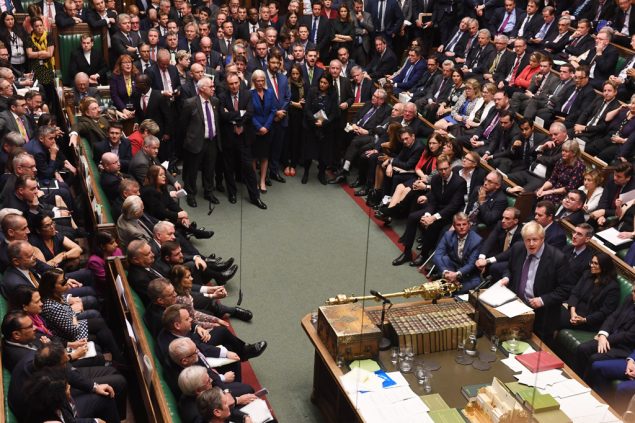 Das britisches Parlament in London (Foto: Jessica Taylor, UK Parliament / AFP)