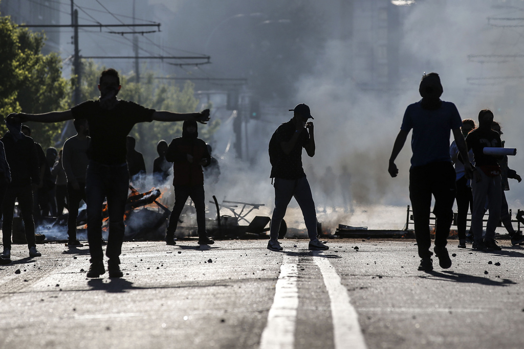 Proteste in Santiago de Chile halten an