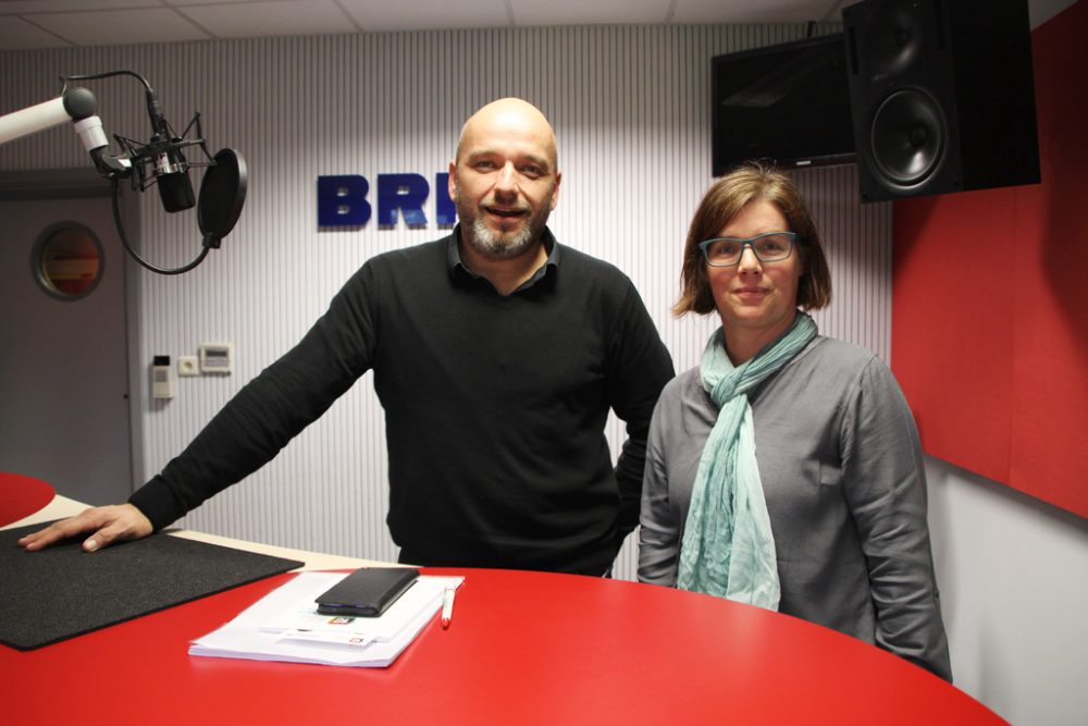 Dirk Schleihs und Nicole Quinting vom ZFP (Bild: BRF)