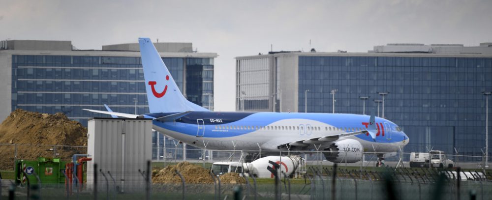Flugzeug von Tui Fly am Brüsseler Flughafen (Archivbild: Yorick Jansens/Belga)