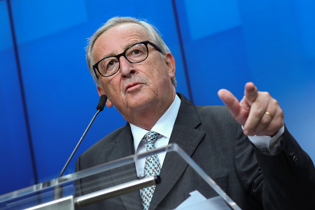 Jean-Claude Juncker bei seinem letzten EU-Gipfel als Kommissionspräsident (Bild: Aris Oikonomou/AFP)